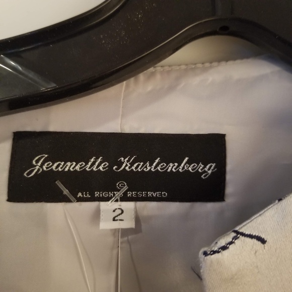 Silver Satin Bolero Jacket NWT Size 2 - Picture 3 of 8